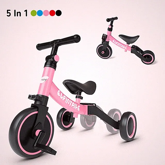 Besrey Kids Tricycle for Ages 1-5 Years Boys/Girls,Child Bike Toddler Trike,Pink
