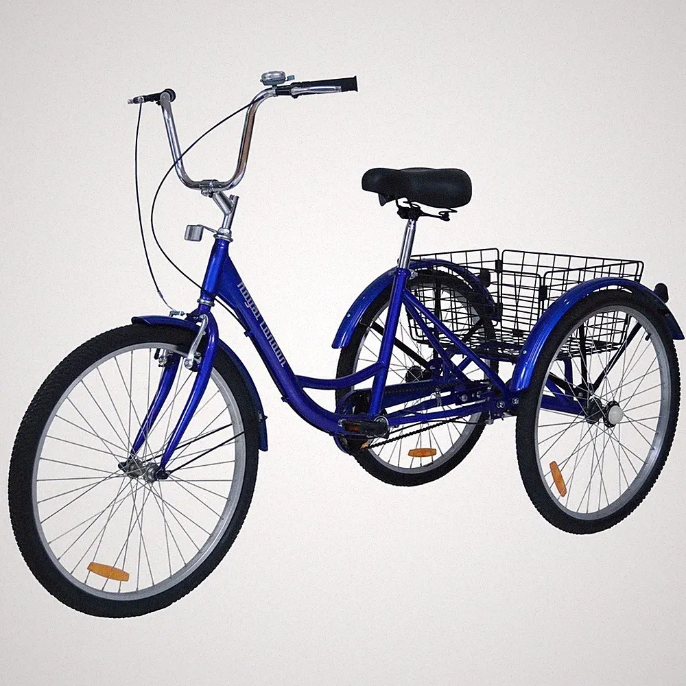 Royal London Adult Bromley Tricycle 3 Wheeled Trike Bicycle With Shopping Basket