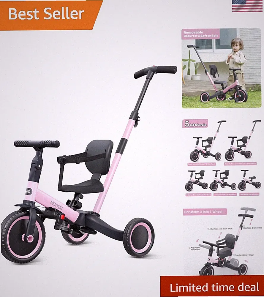 Toddler Tricycle,Toddler Bike,Birthday Gifts and Toys for 1-3 Old Boys and G...